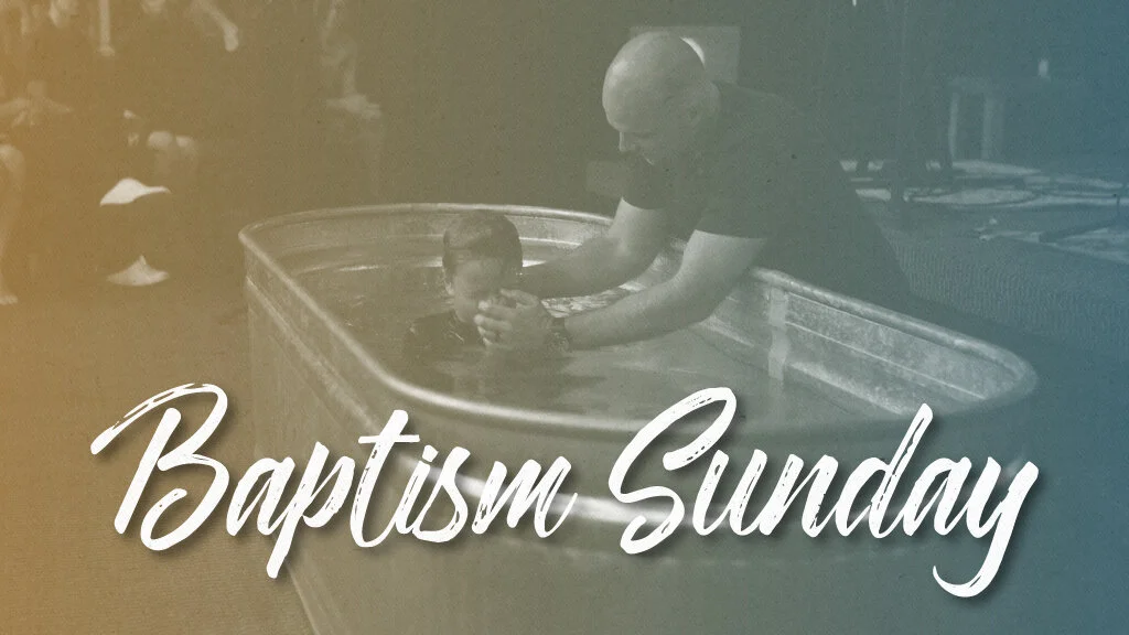 Baptism Sunday episode artwork