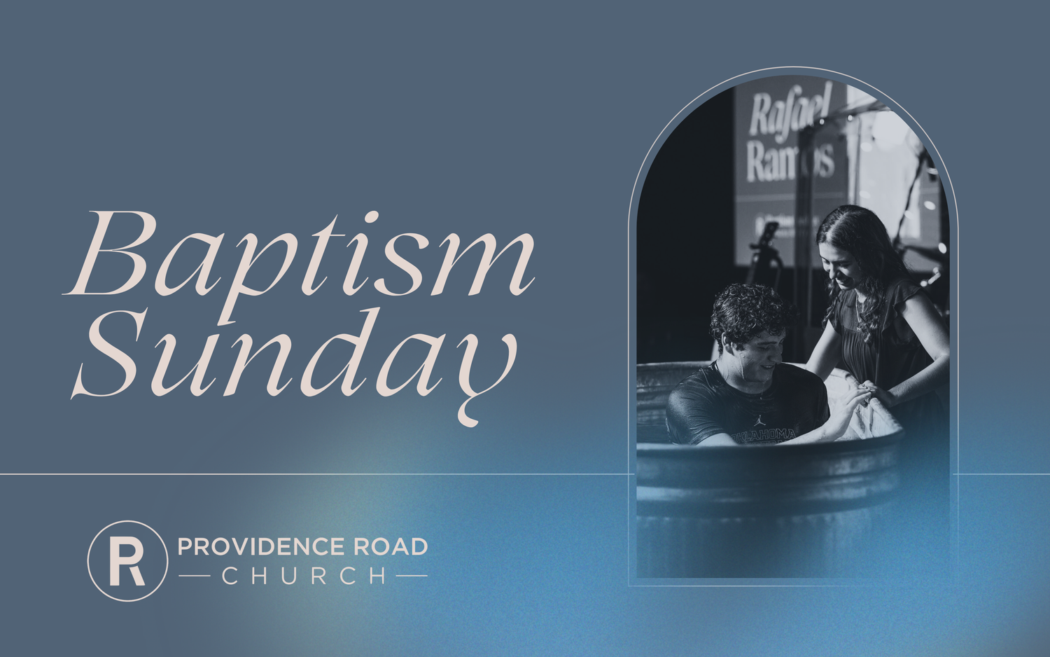 Baptism Sunday episode artwork