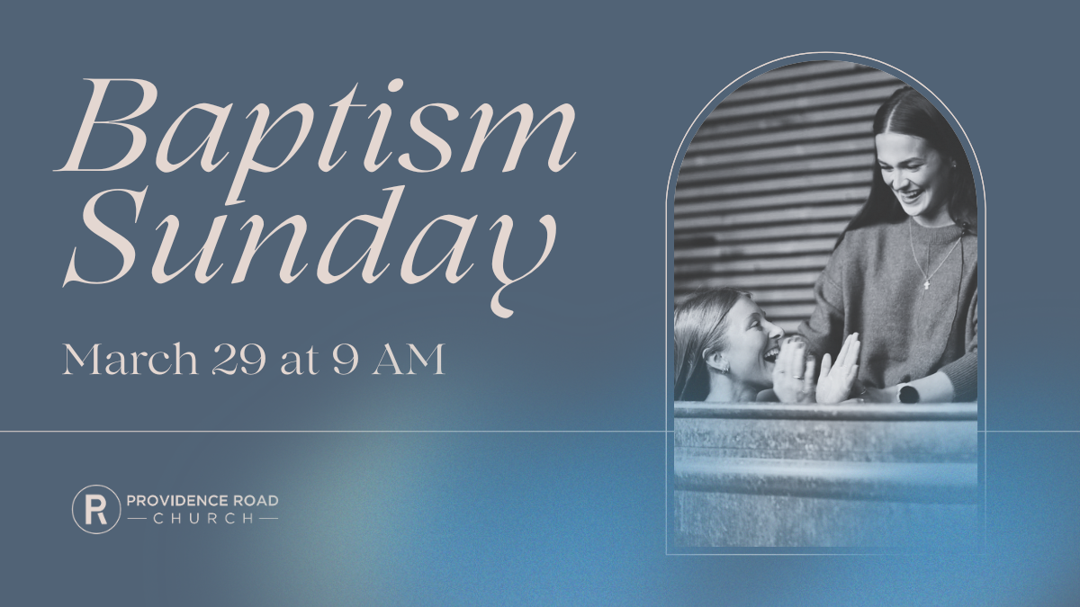 Baptism Sunday