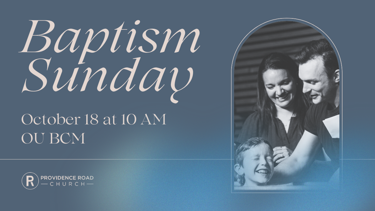 Baptism Sunday