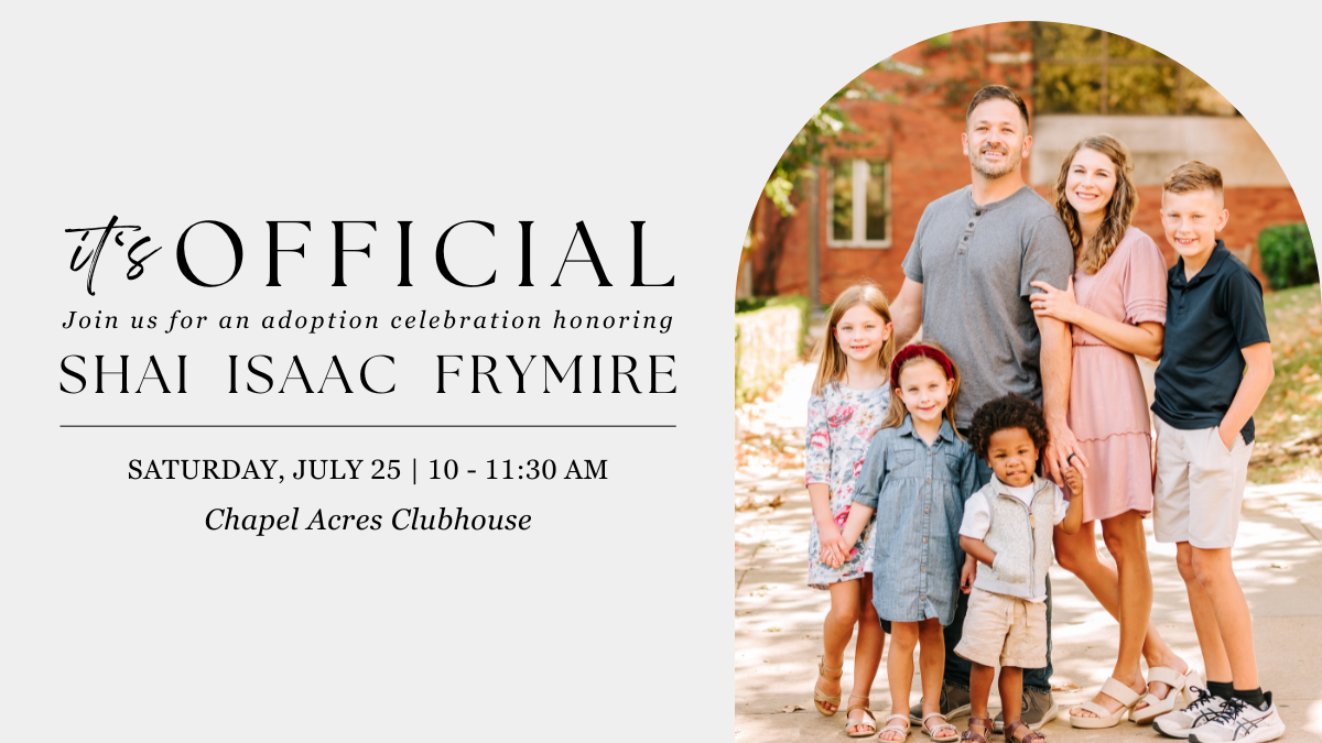 Frymire Adoption Celebration