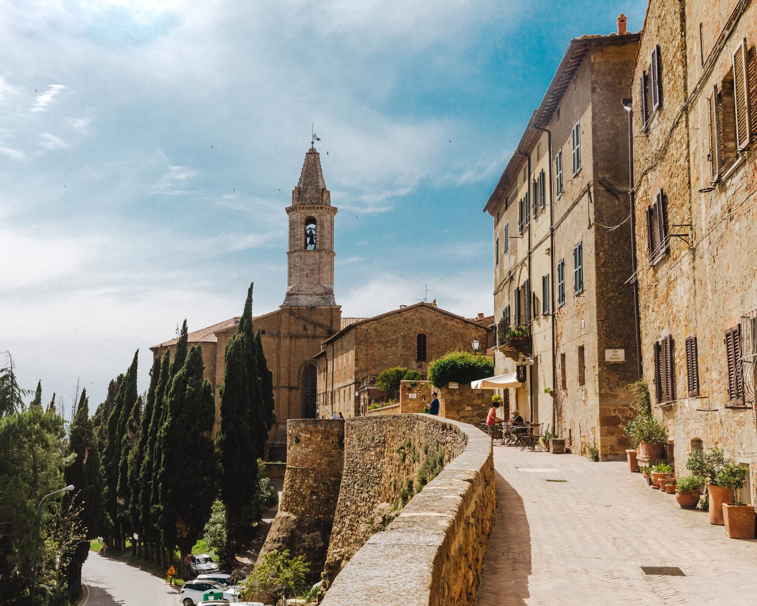 Pienza, from the original Tuscan travel journal