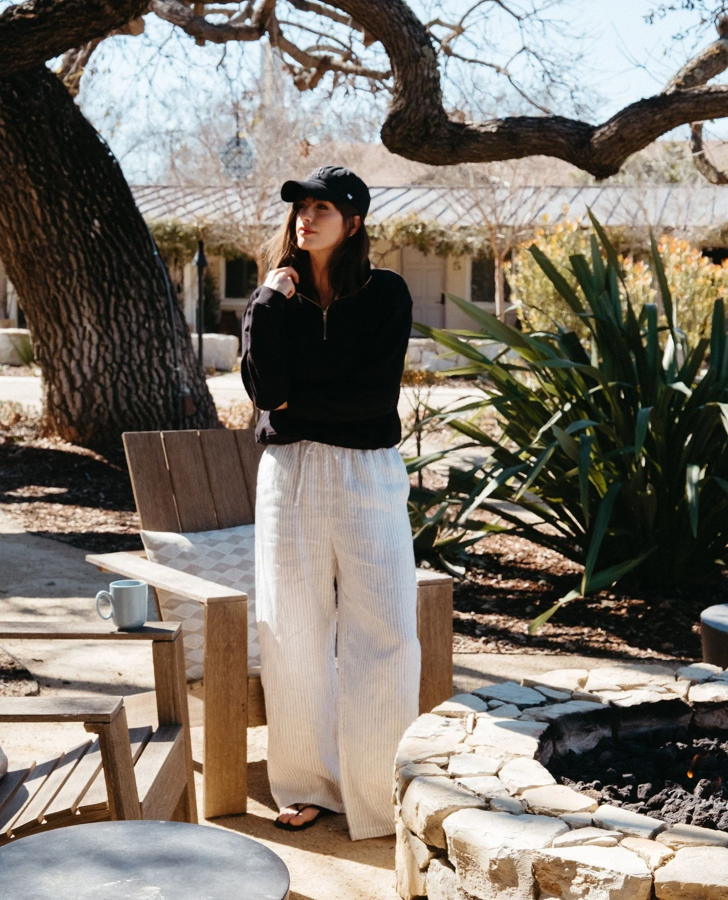 When we say we love sweater weather, we mean sunny and 65&deg; 🌤️ ⁠
⁠
Captured with @whimsyandrow⁠ @simranmalik