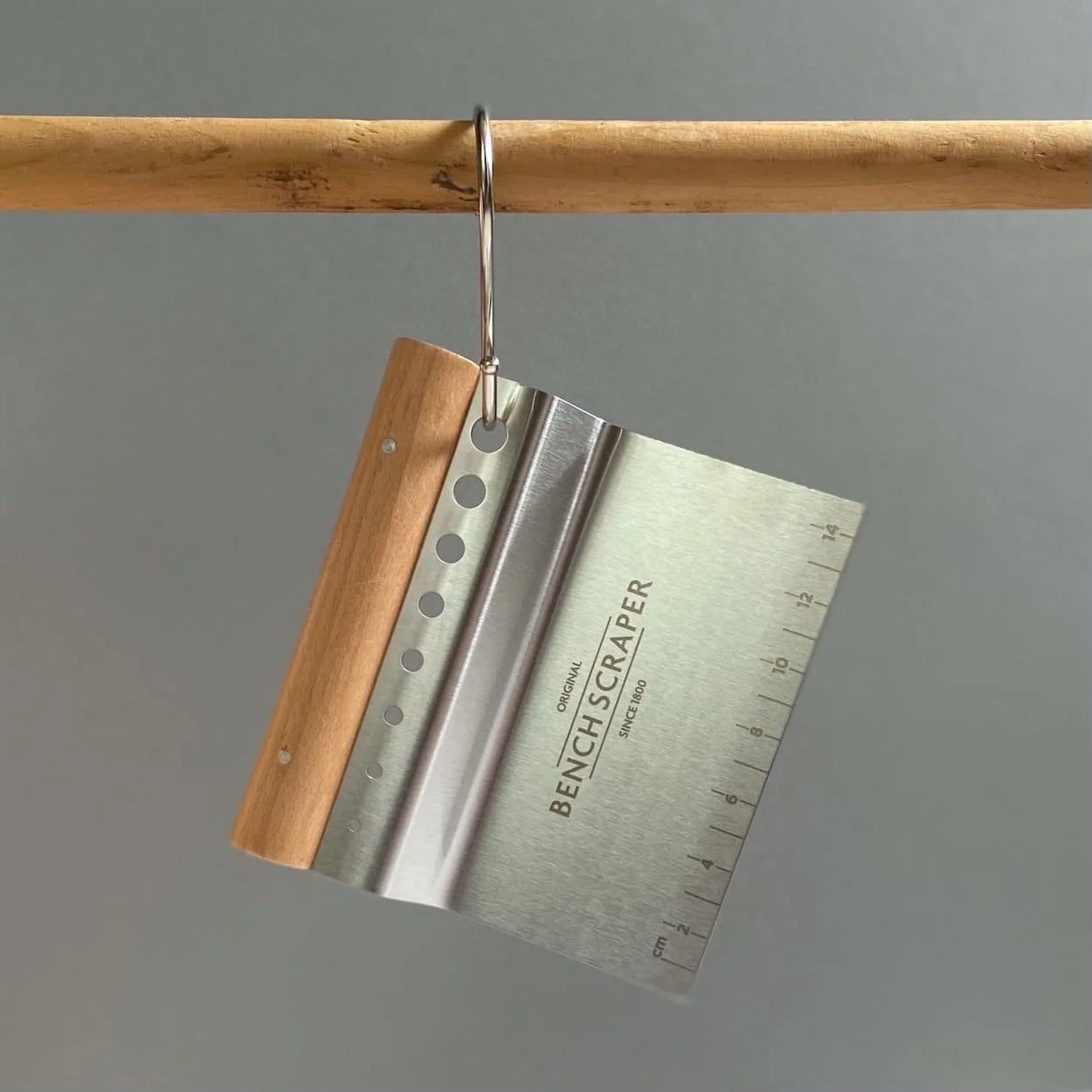 Olive Wood Round Mixing Spoon Naturally Med Grant & Budds