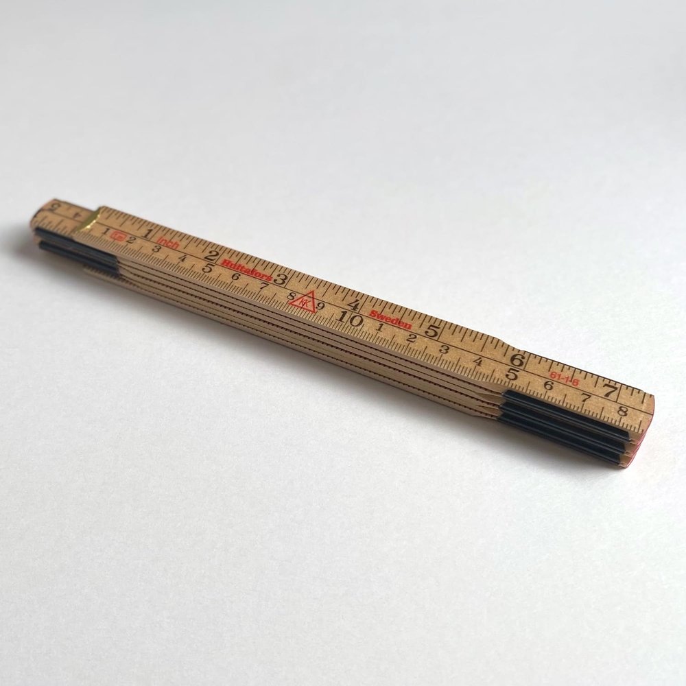 Folding Ruler Made in England, Carpenters Folding Rule 100cm, Vintage 1  Meter Ruler, Wood and Brass Ruler, Vintage Measuring Tool. -  Sweden