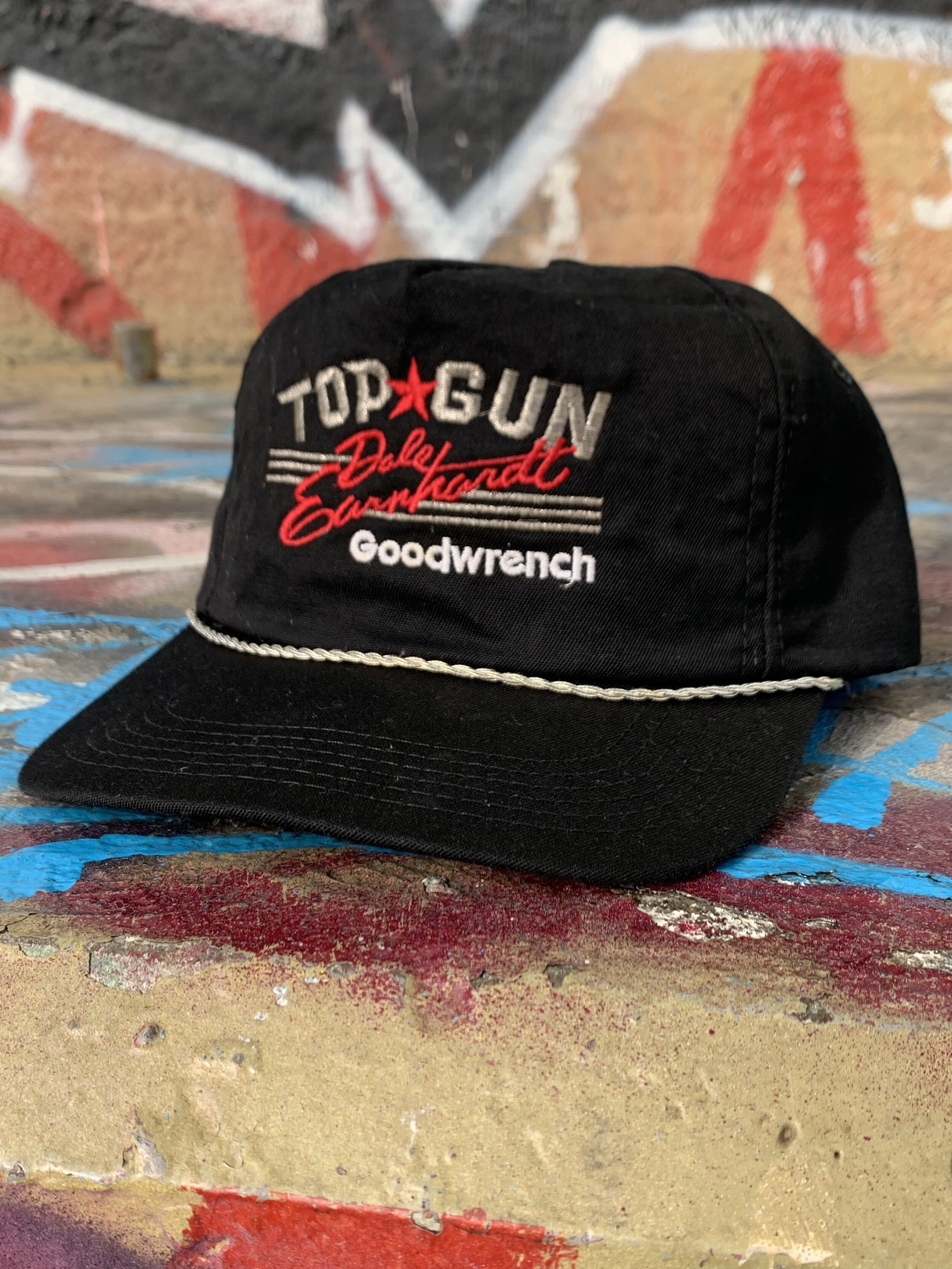 1989 NASCAR Dale Earnhardt Top Gun Snapback Hat