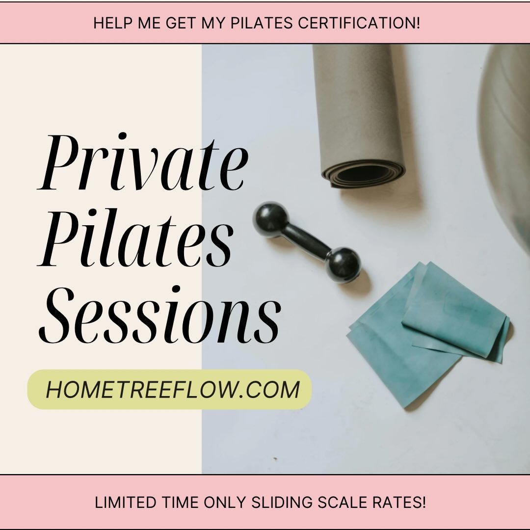Working towards the completion of my Pilates certification. I am currently offering discounted rates on private Pilates lessons! Get a personalized Pilates plan tailored to your body&rsquo;s needs. 💕 in person or on zoom:  comment STRONG for details