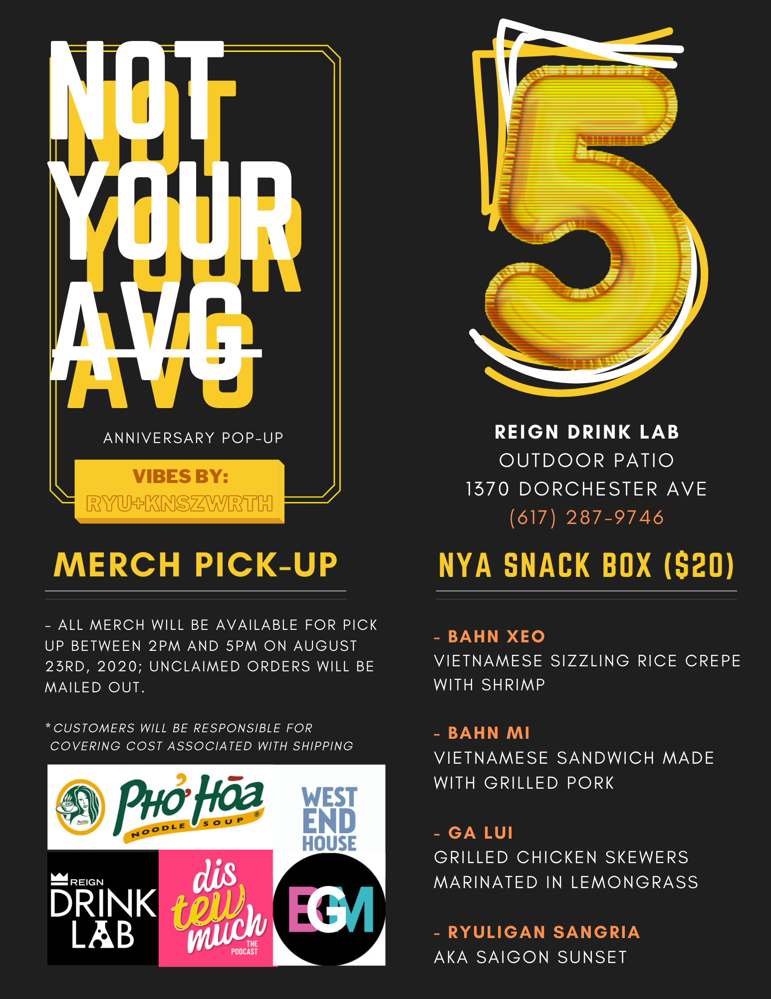 5-Year Anniversary Pop-Up