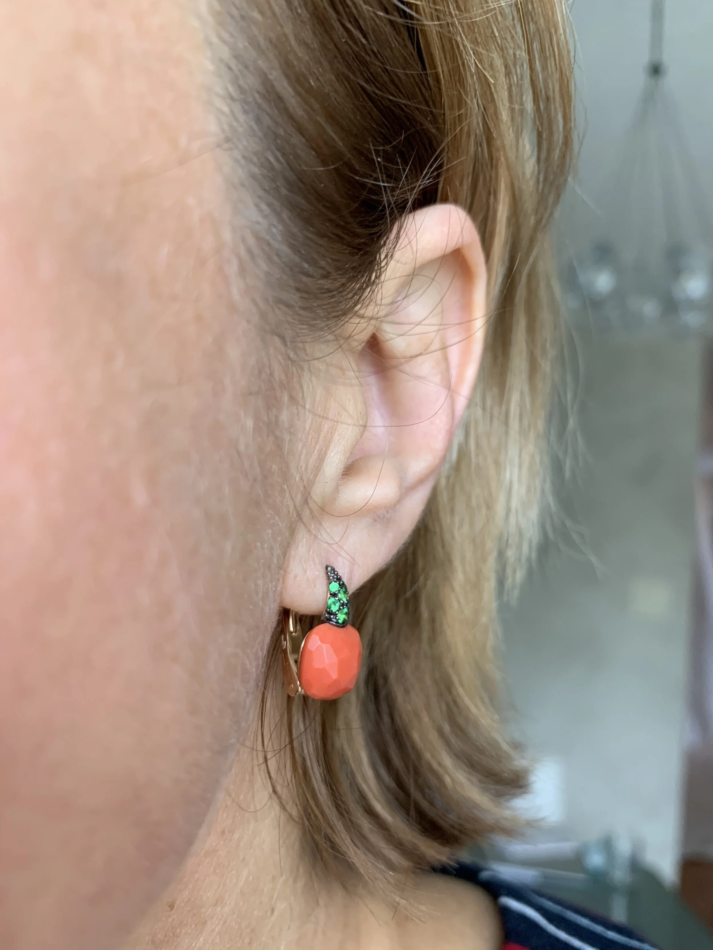 Pomellato: Red Coral &amp; Tsavorite