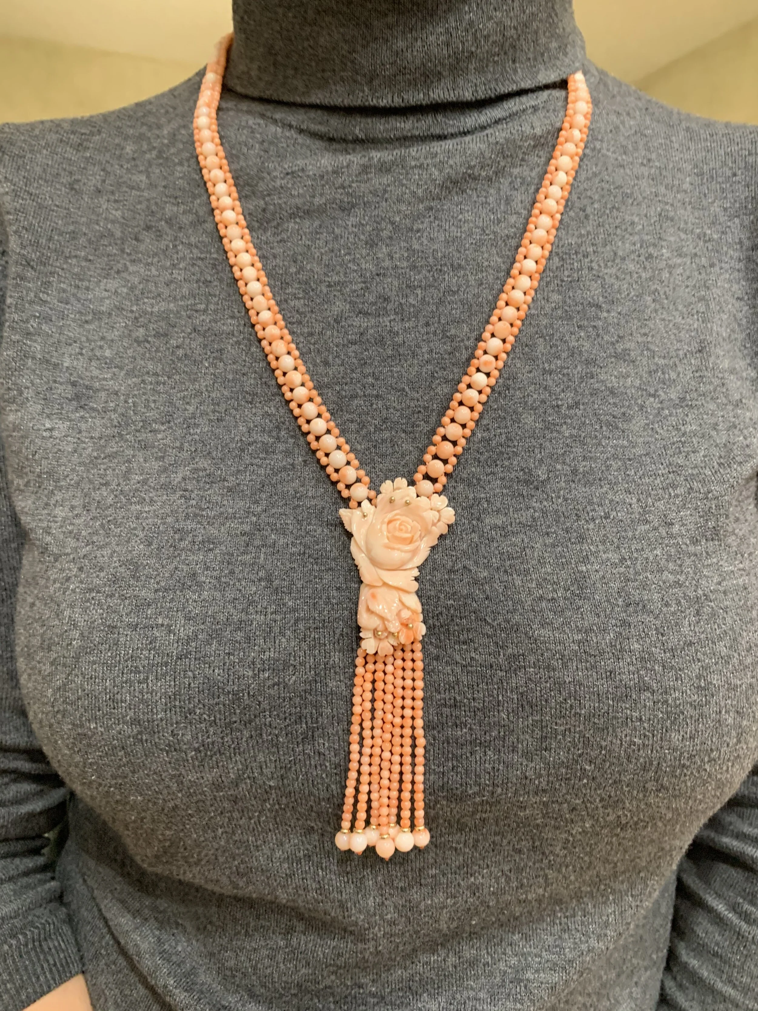 14 Karat Yellow Gold &amp; Coral