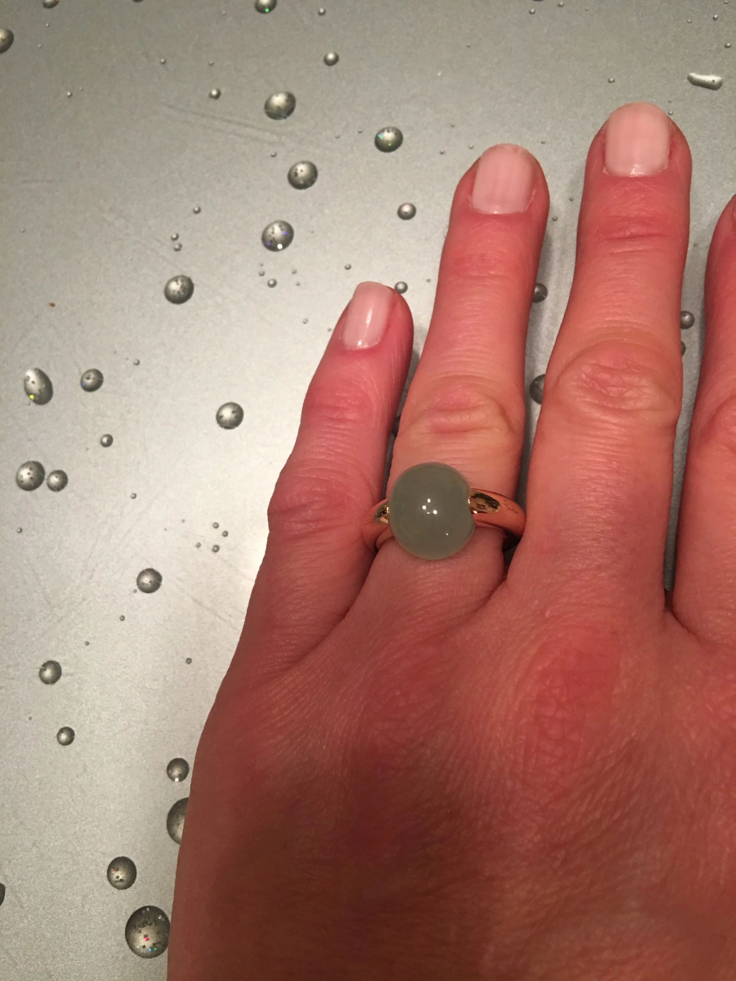 Pomellato: Milky Aquamarine &amp; Gold Ring