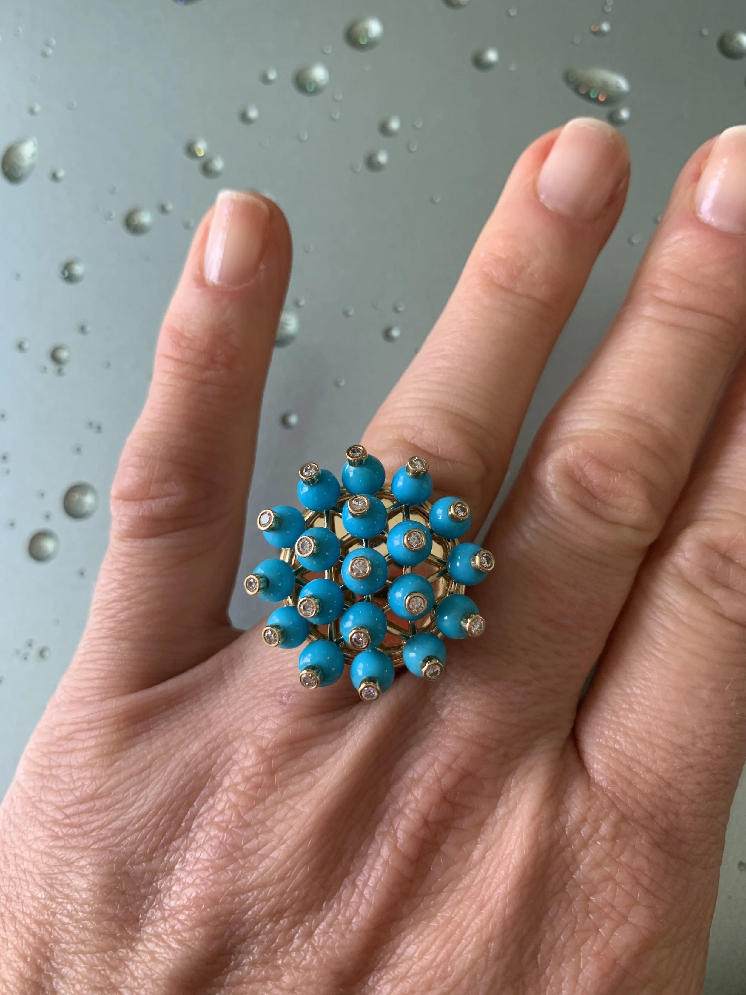 Aletto Brothers: 18 Karat Gold &amp; Natural Turquoise