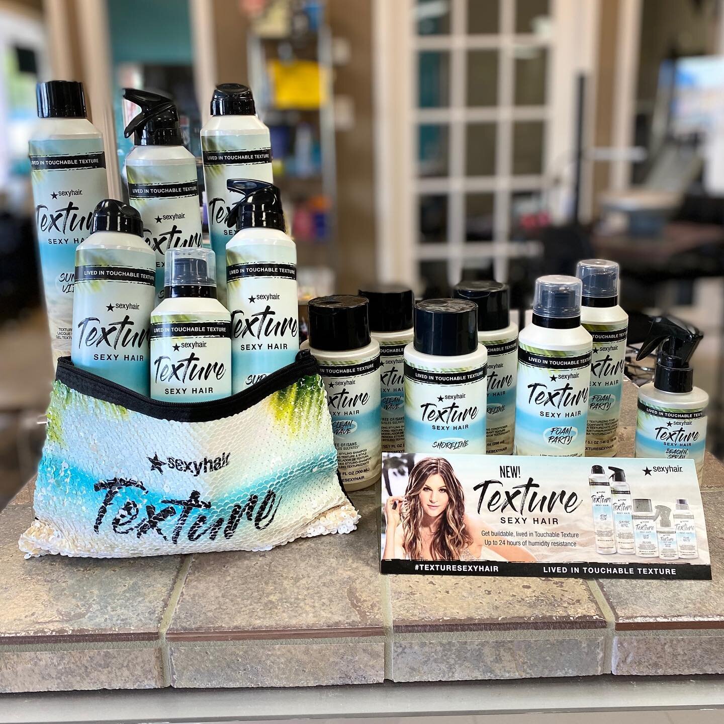 ✨AUGUST HIGHLIGHT PRODUCT✨
.
Keep that just hit the beach feeling all year long with the @sexyhair Texture Collection, on special for this month of August ONLY! 
.
Enjoy 20% off any Sexy Hair product or get $60 worth of product and receive a free Sex