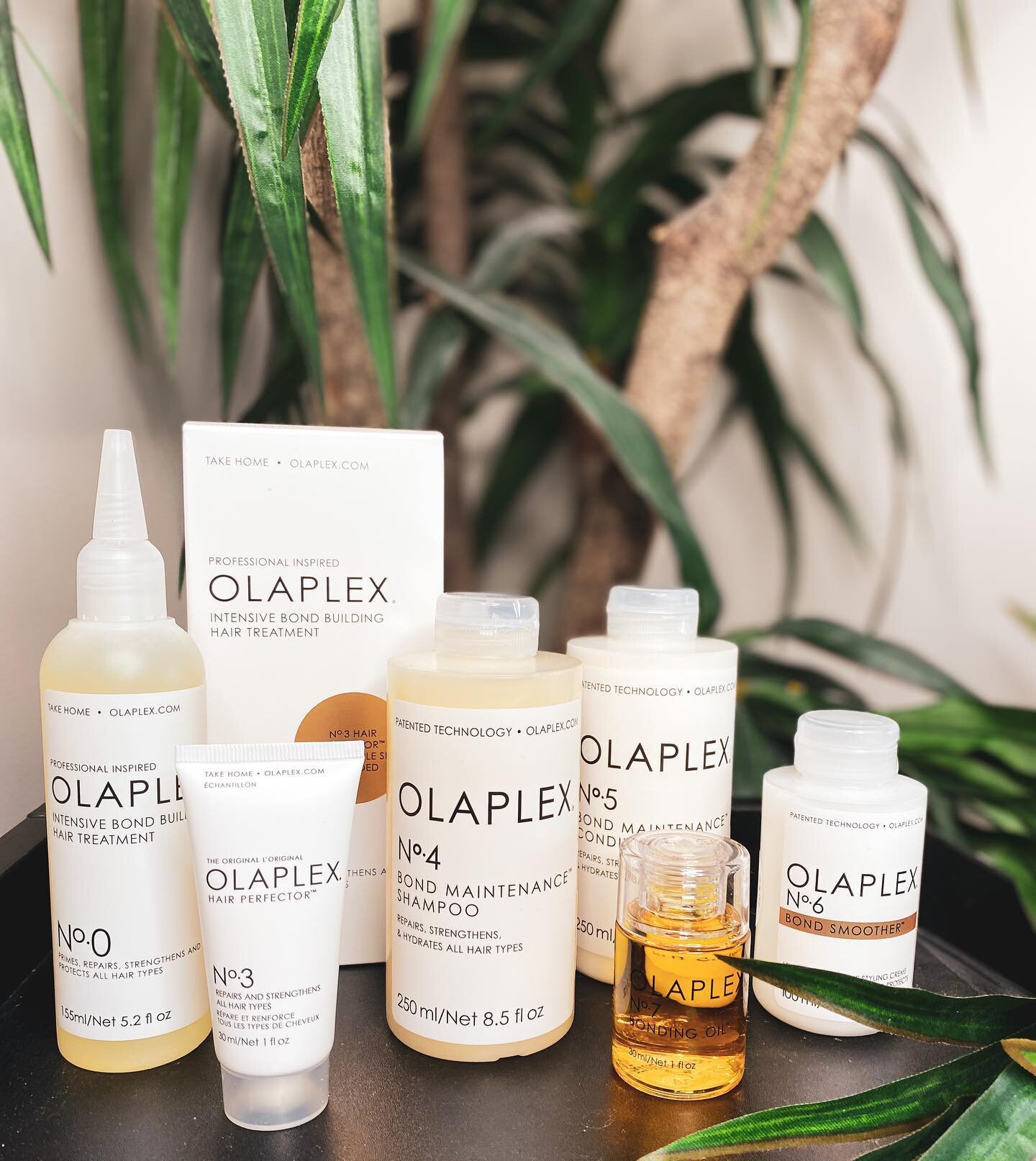 ✨NEW PRODUCT LINE✨
.
.
We are very excited to now carry @olaplex !!
This product line is a miracle worker on your hair! Come in now to pick up the brand new No. 0 Intense Bond Building Hair Treatment that comes with a free No. 3 Hair Perfector!
#sere