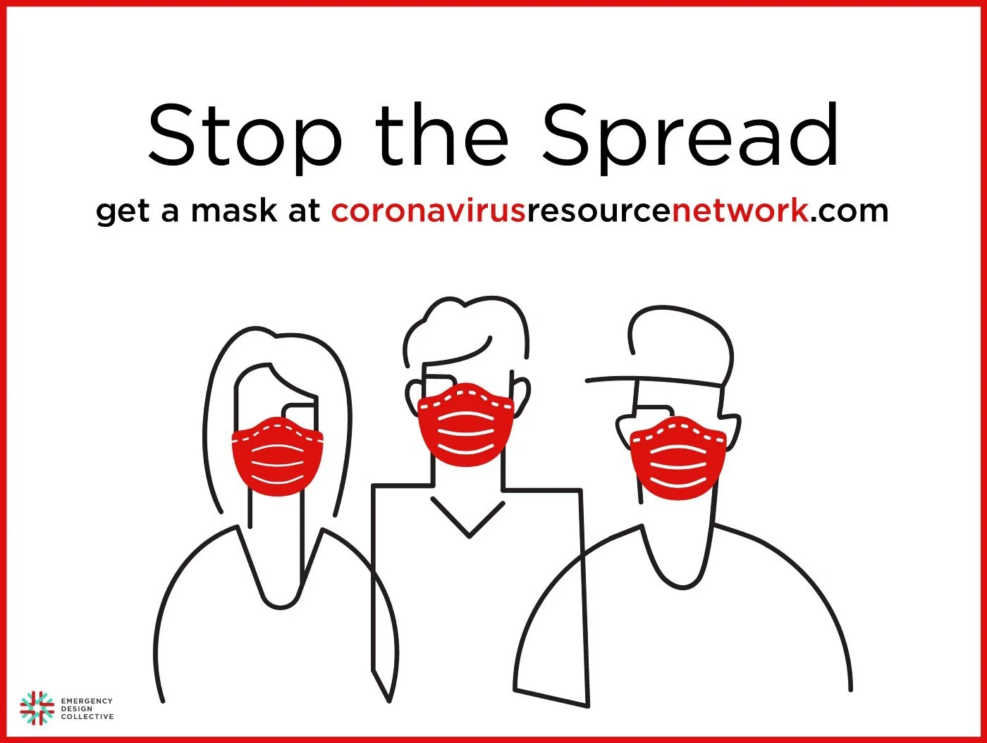 Coronavirus Resource Network poster. Illustration by Dorothy Monares.