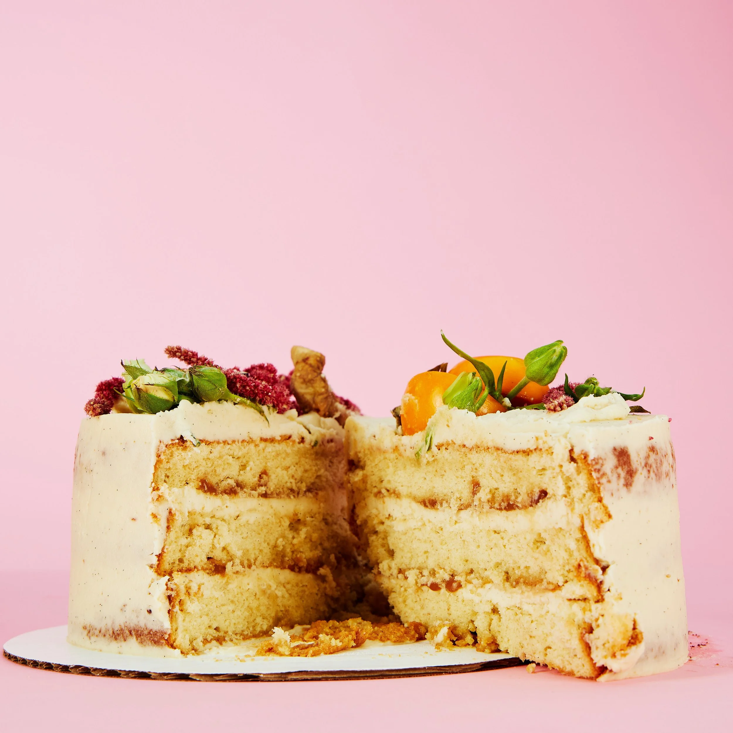 Vanilla Salted Caramel Cake