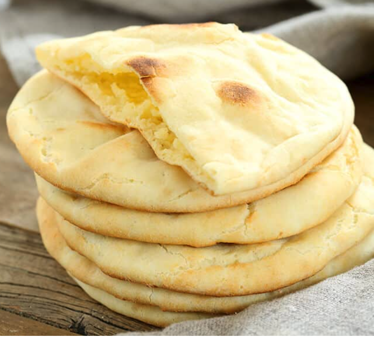 Du pain pita sans gluten et sans levure de boulanger