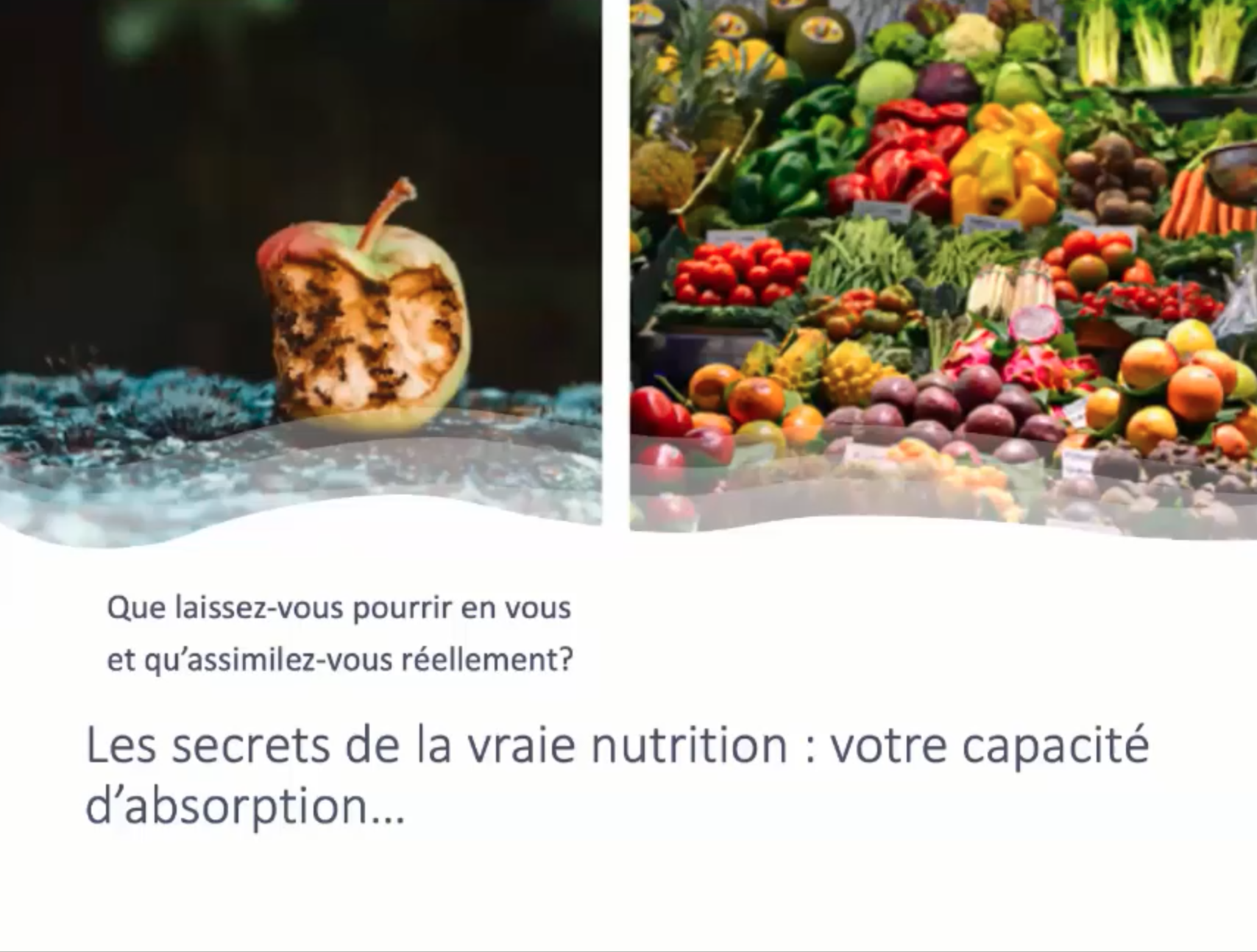 Les secrets de la vraie nutrition : votre capacité d’absorption…