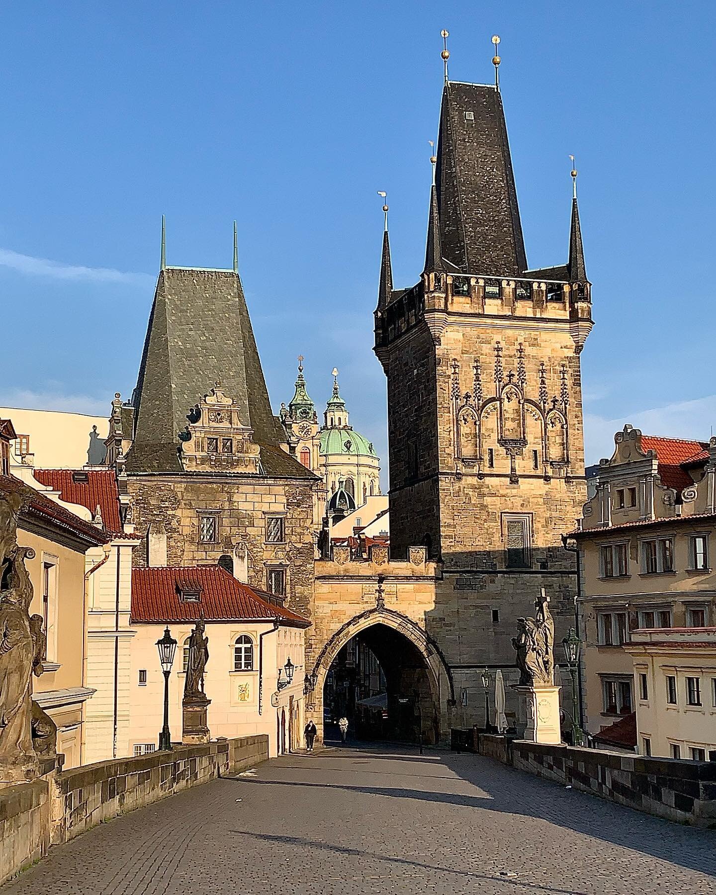 The City of Spires&thinsp;
&thinsp;
A defining feature of Prague is its many tall spires. Lots of the city's notable structures were initiated and/or built during the rule of Karel (Carl) IV, Holy Roman Emperor.&thinsp;
&thinsp;
Karel made Prague (hi