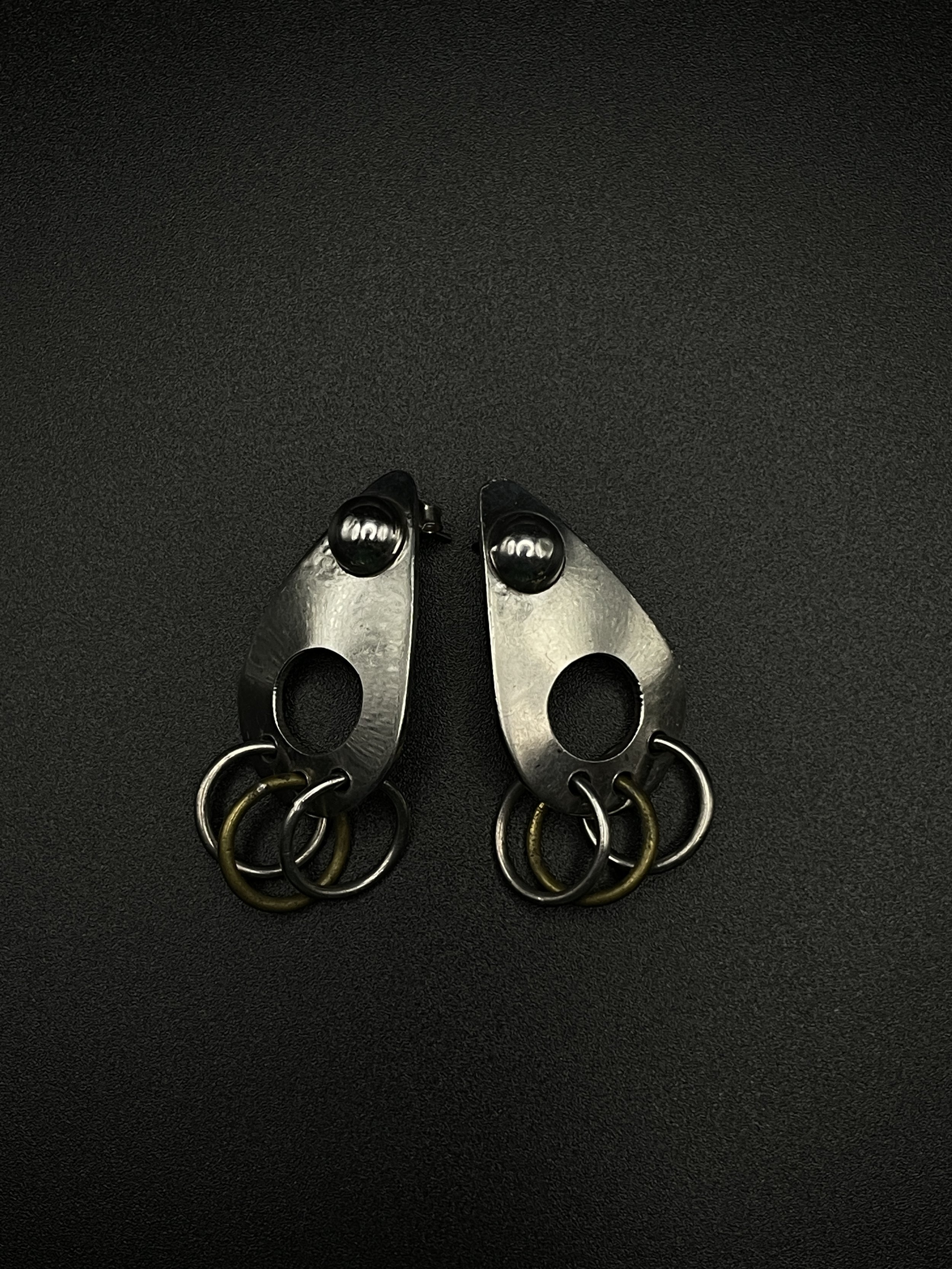 Earrings:  Vintage Taxco Brutalism