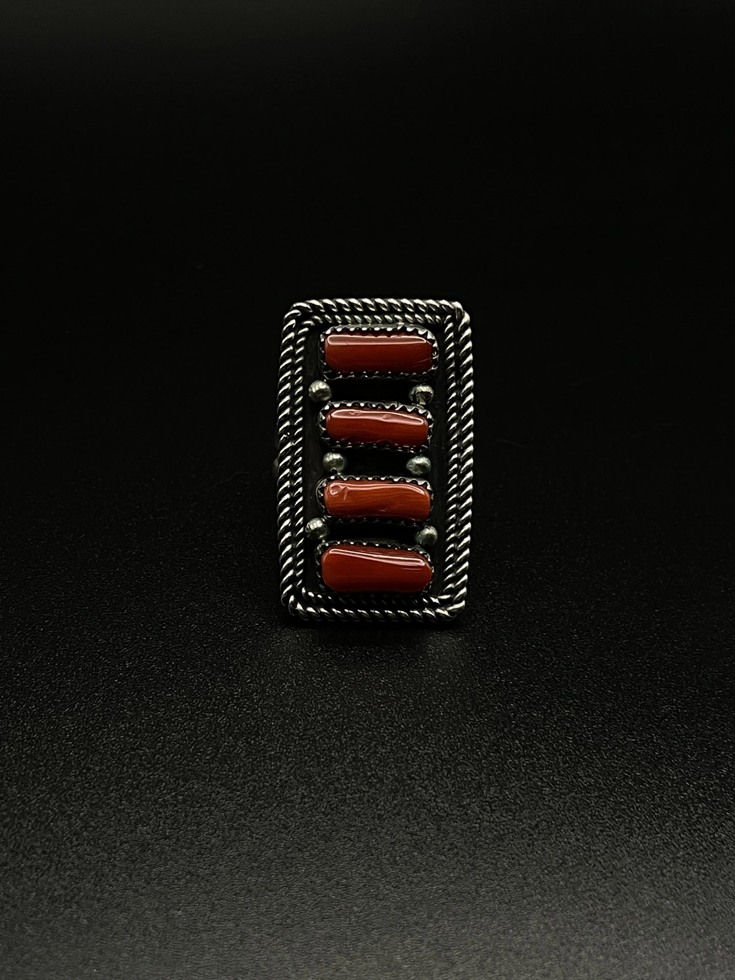 Ring:  Vintage Diné Coral