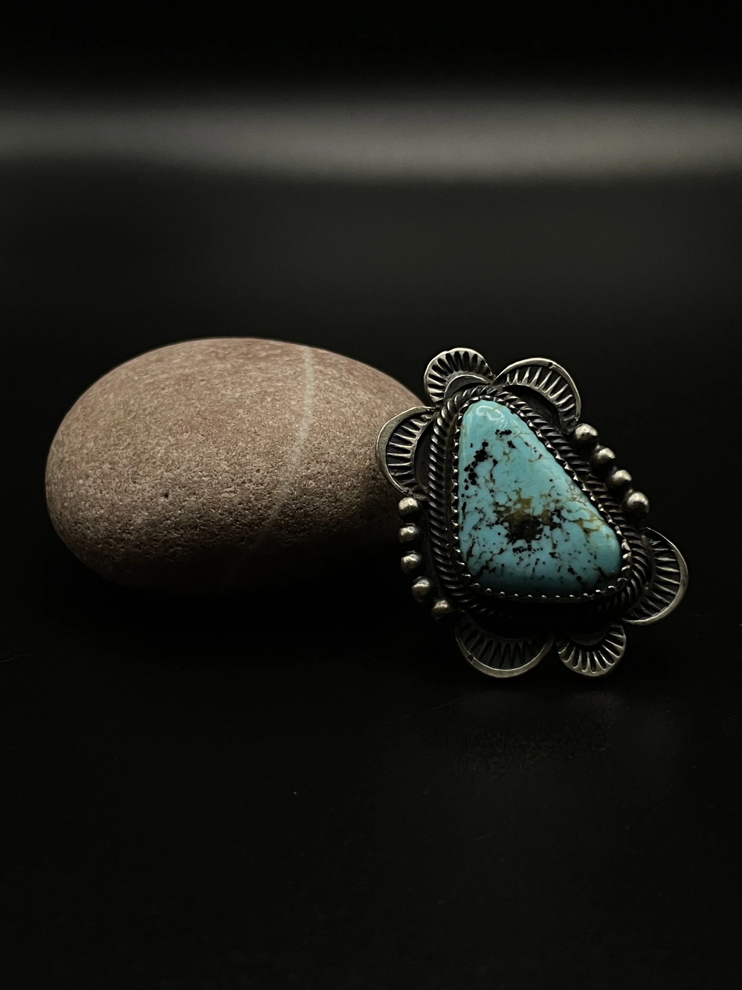 Ring:  Juanita Long No. 8 Turquoise