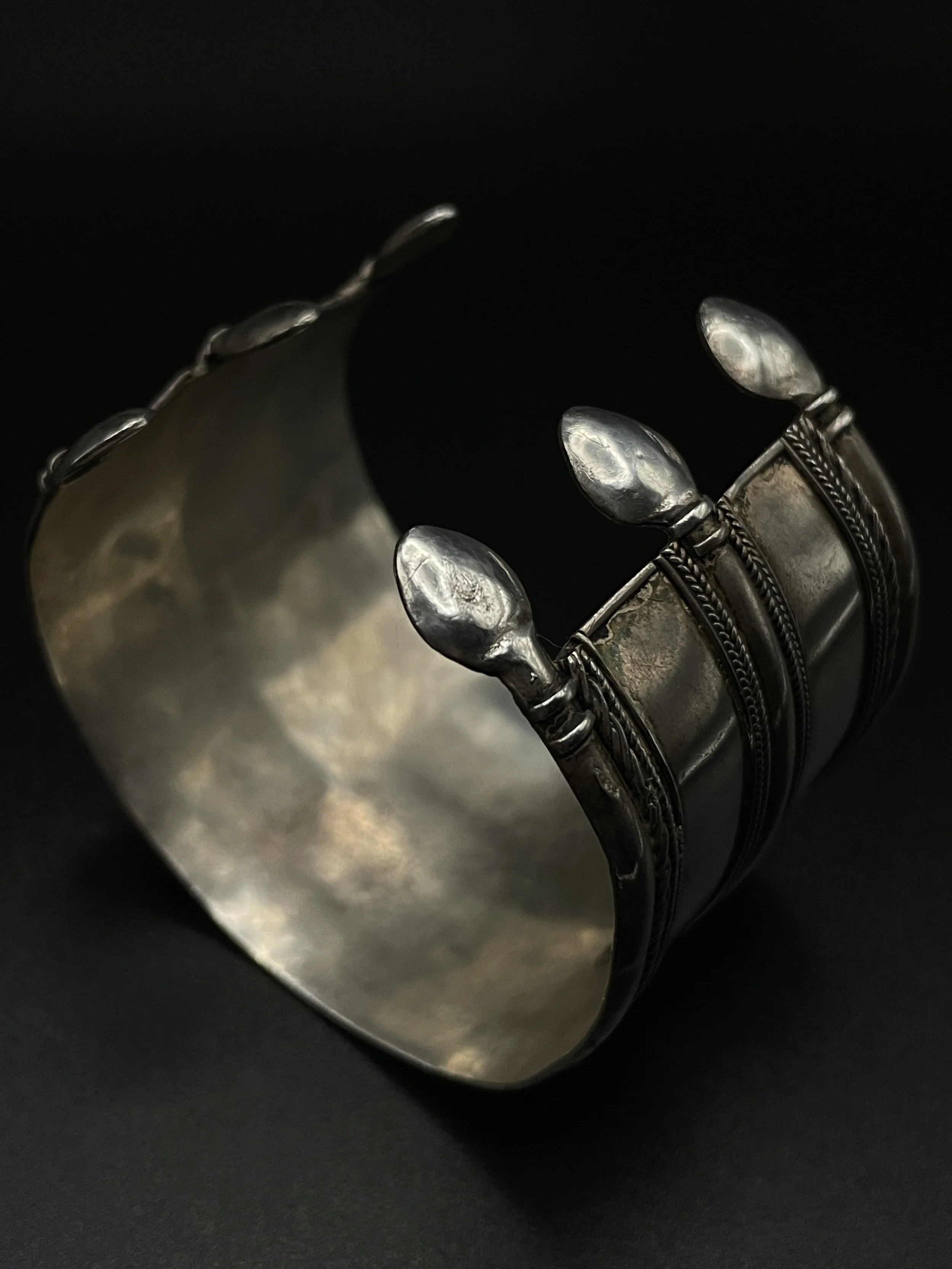 Bracelet:  Authentic Antique Turkmen Tribal Cuff