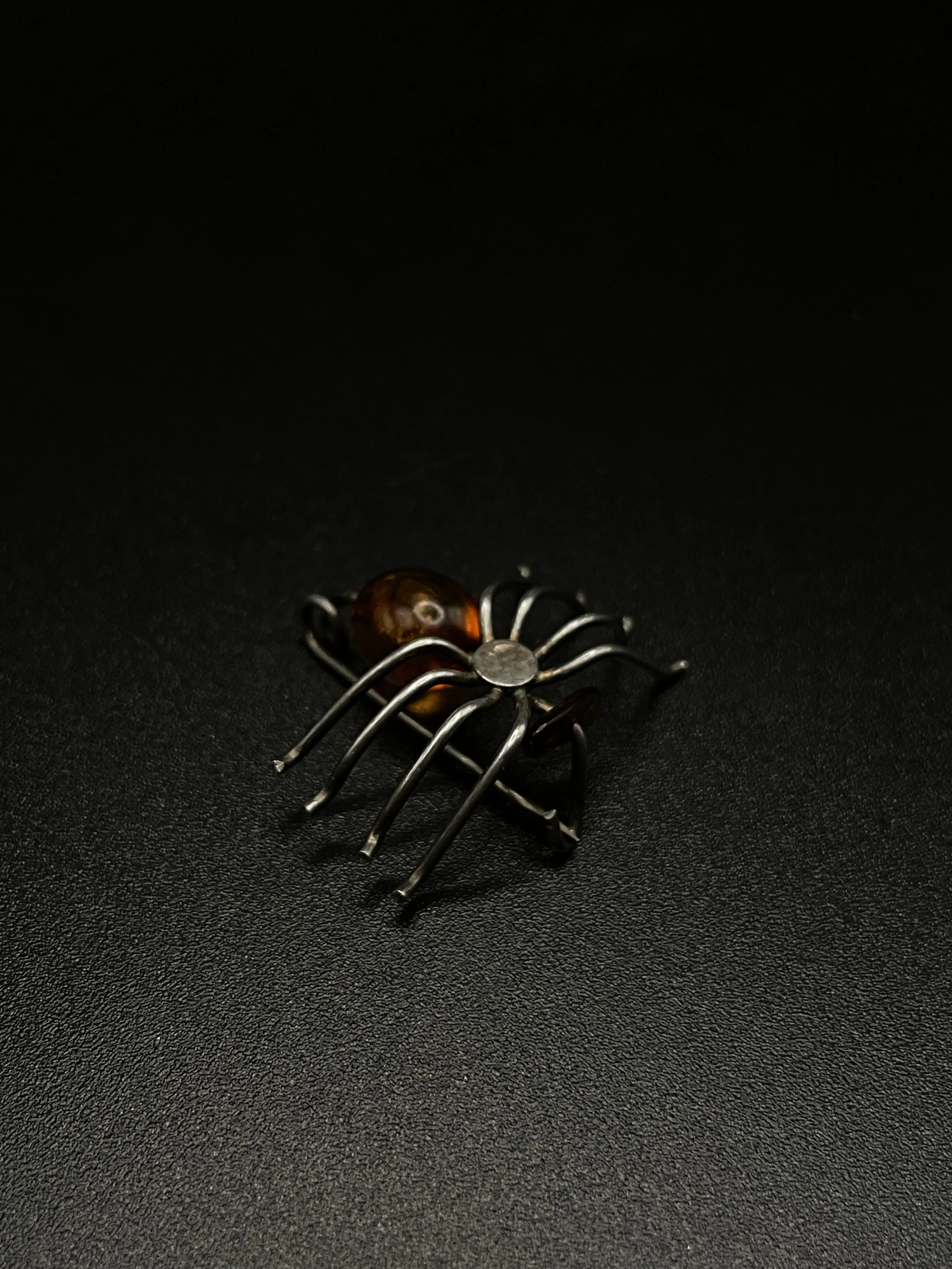 Brooch:  Vintage Baltic Amber Insect