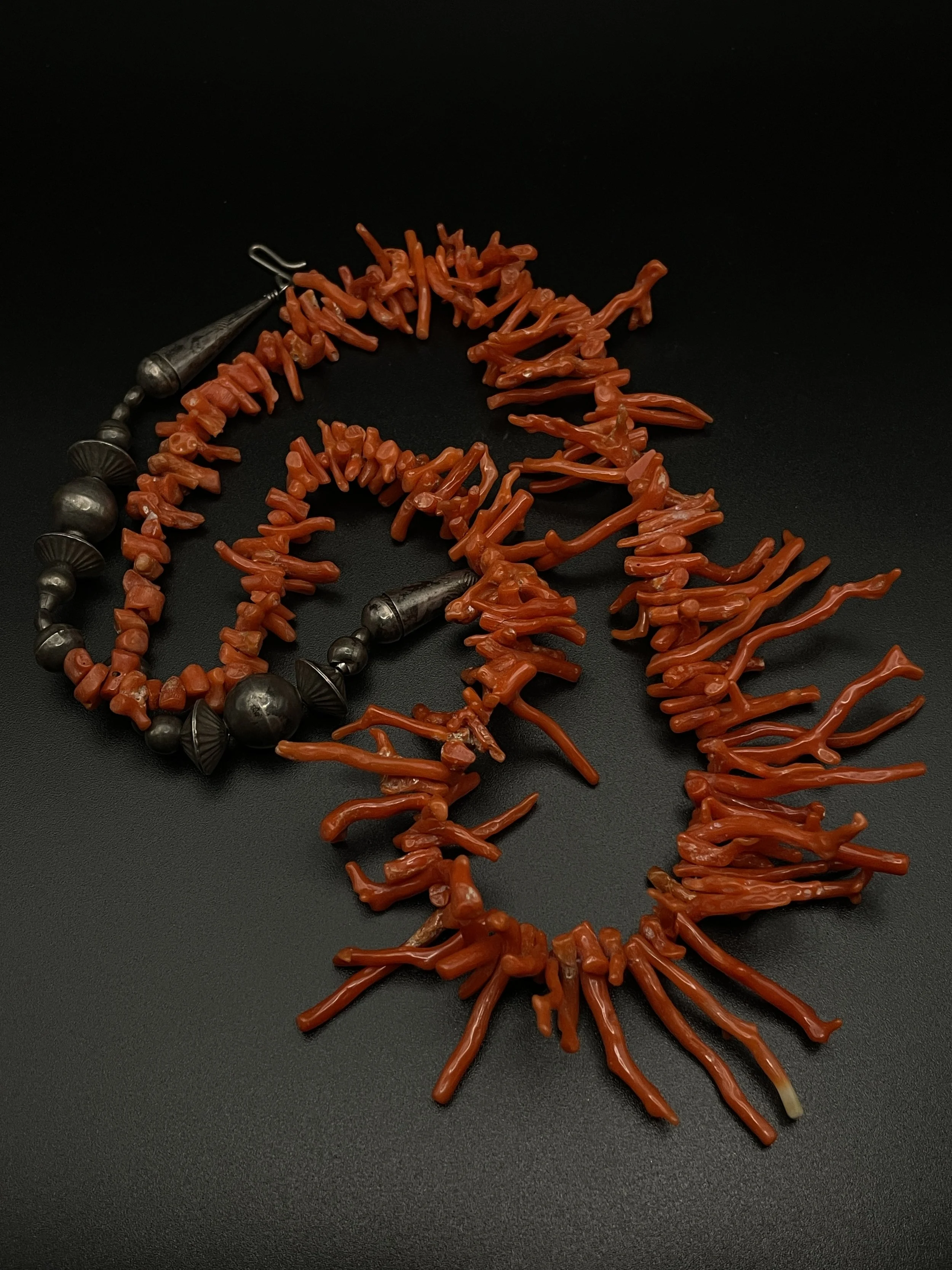 Necklace: Vintage Navajo Bead and Coral