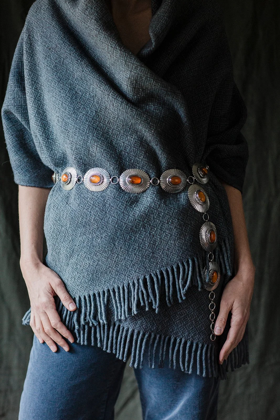 Belt:  1960s-70s Amber Concho