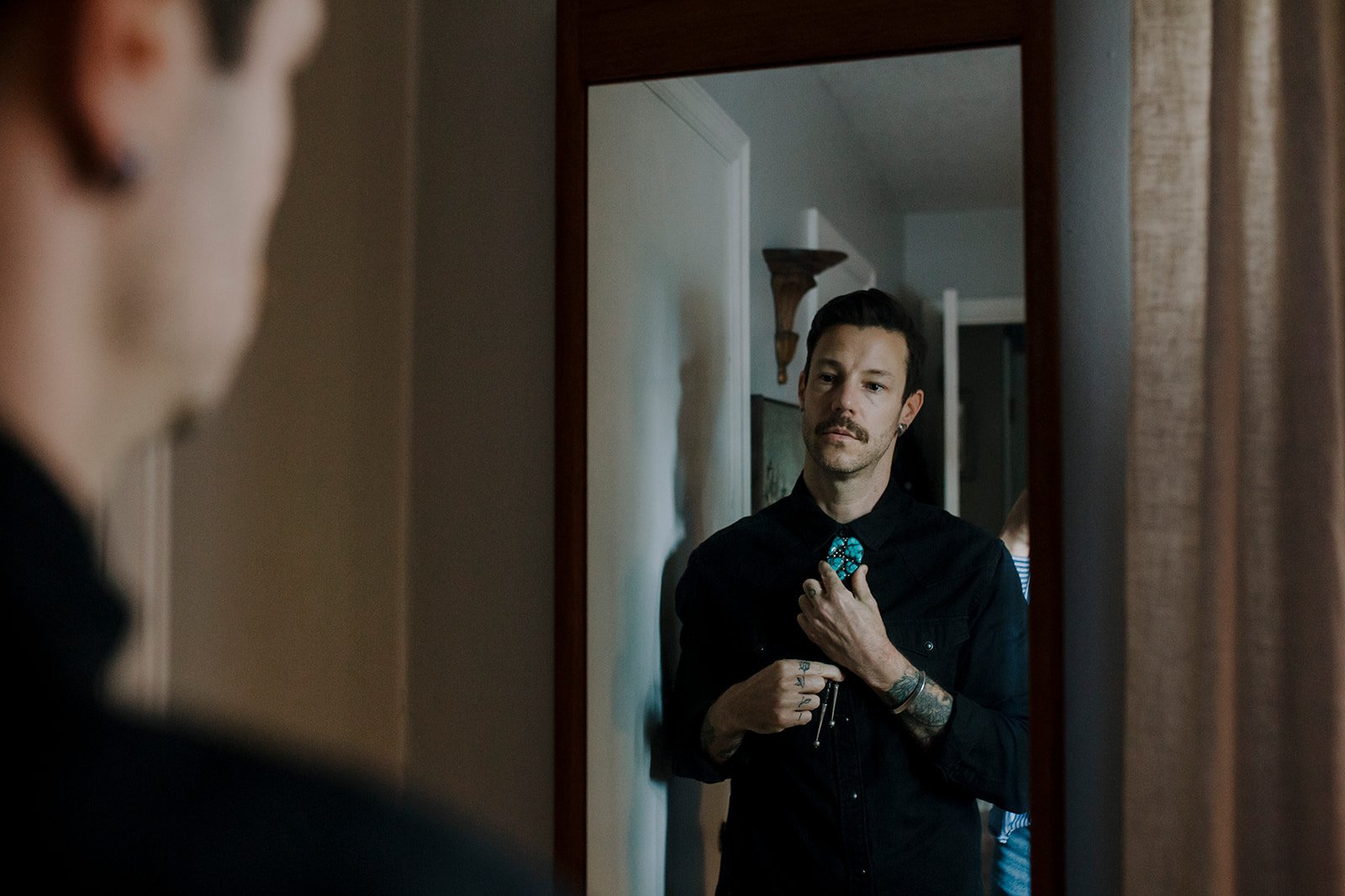 Bolo Tie:  Mid-Century Turquoise Bolos