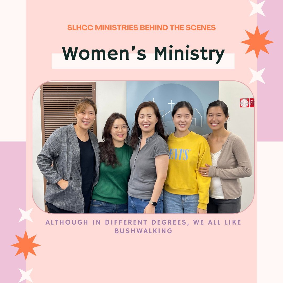 🥾SLHCC Women's Ministry🥾
For the final Ministries Behind the Scenes for 2023, we introduce SLHCC Women's Ministry! Women's Ministry seeks to serve the women of SLHCC by: encouraging spiritual maturity in Christ and equipping for gospel-centred livi