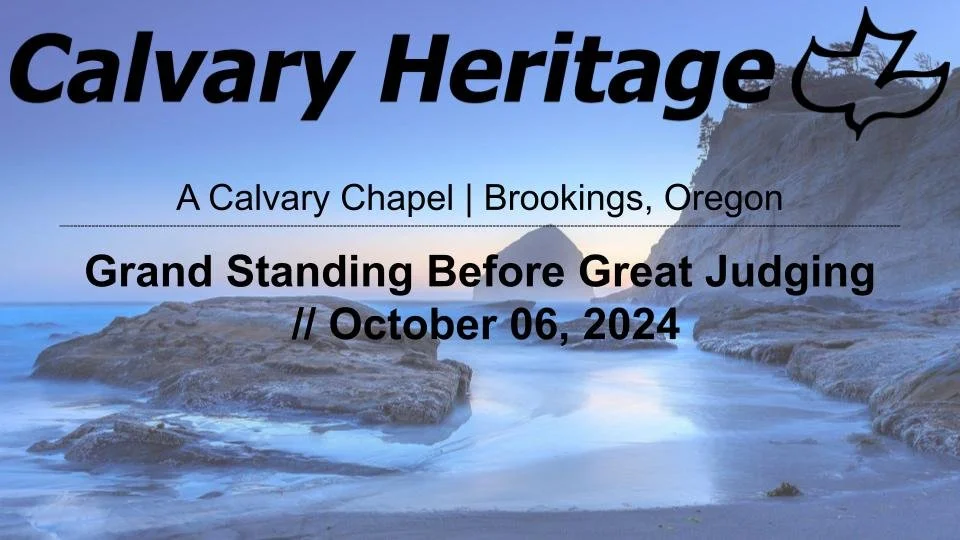 Grand Standing Before Great Judging // 2 Kings 23:29-37 // October 06, 2024 episode artwork