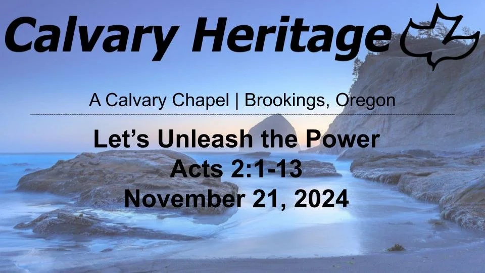 Let’s Unleash the Power! // Acts 2:1-13 // November 21, 2024 episode artwork
