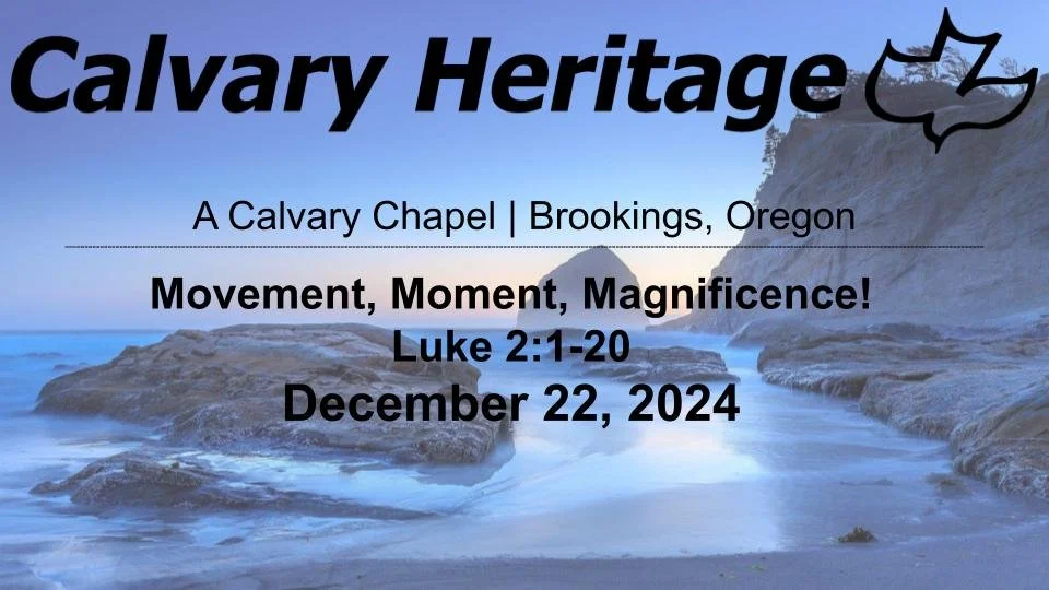 Movement, Moment, Magnificence! // Luke 2:1-20 // December 22, 2024 episode artwork