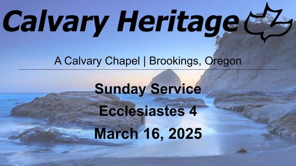 Sunday Service // Ecclesiastes 4 // March 16, 2025 episode artwork