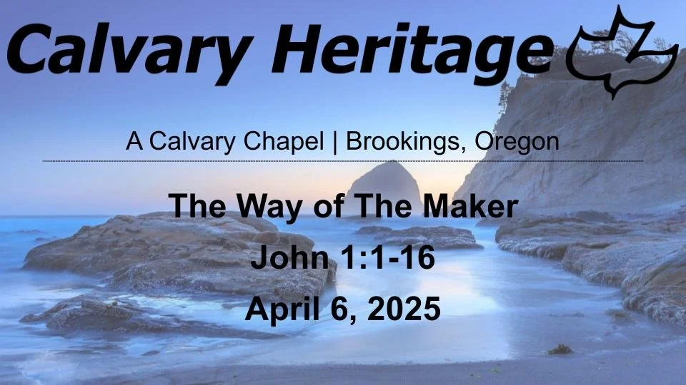 The Way of The Maker // John 1:1-16 // April 6, 2025 episode artwork