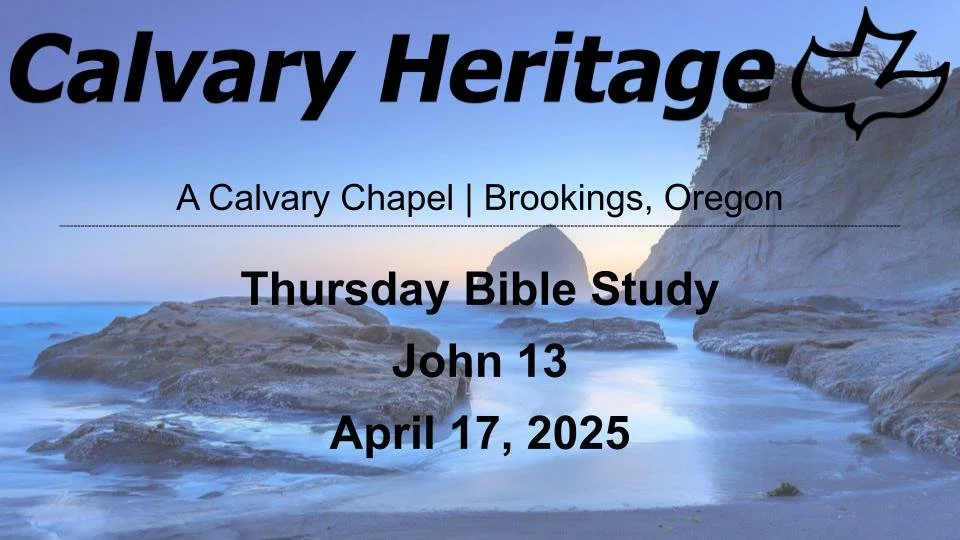 Thursday Bible Study // John 13 // April 17, 2025 episode artwork