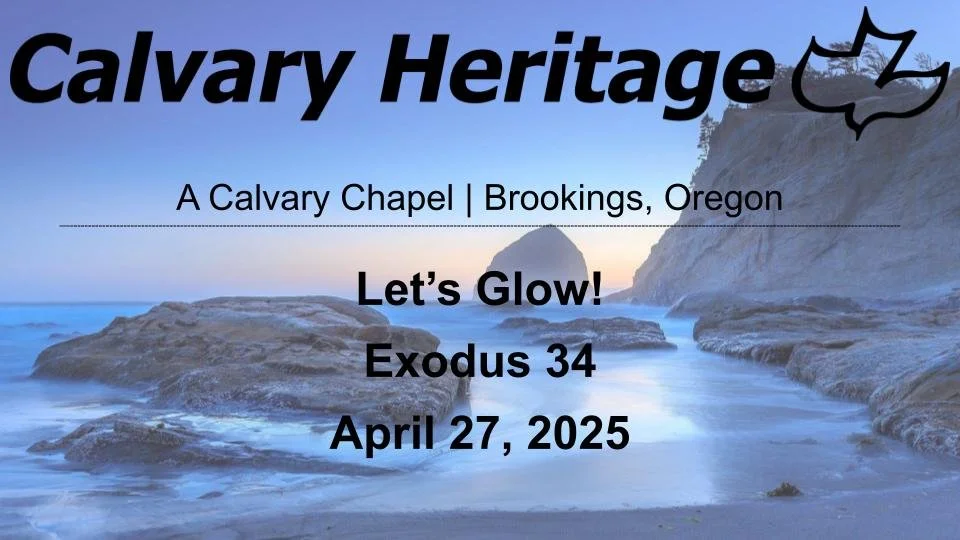 Let’s Glow! // Exodus 34 // April 27, 2025 episode artwork