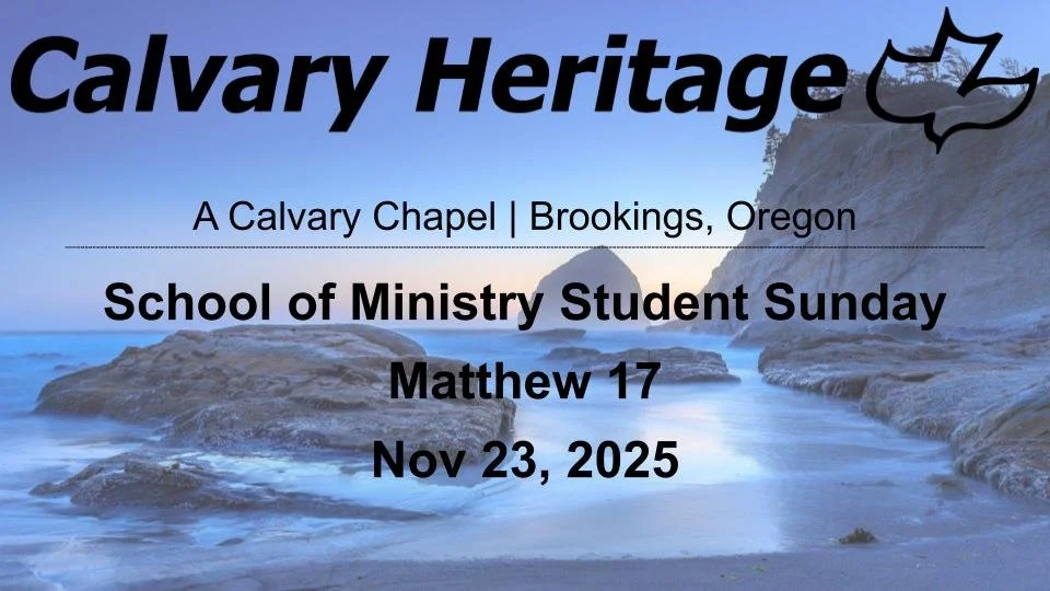 School of Ministry Student Sunday // Matthew 17 // November 23, 2025 episode artwork