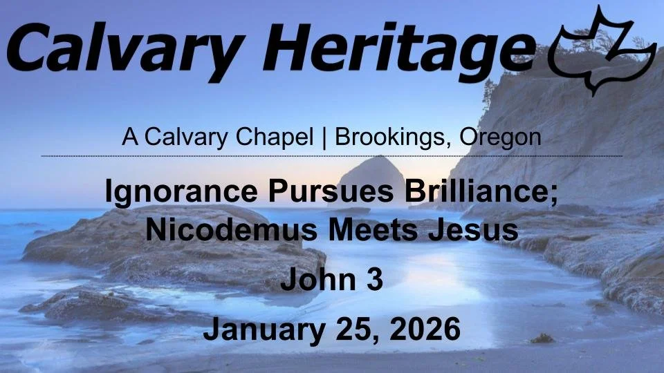 Ignorance Pursues Brilliance; Nicodemus Meets Jesus // John 3 // January 25, 2026 episode artwork