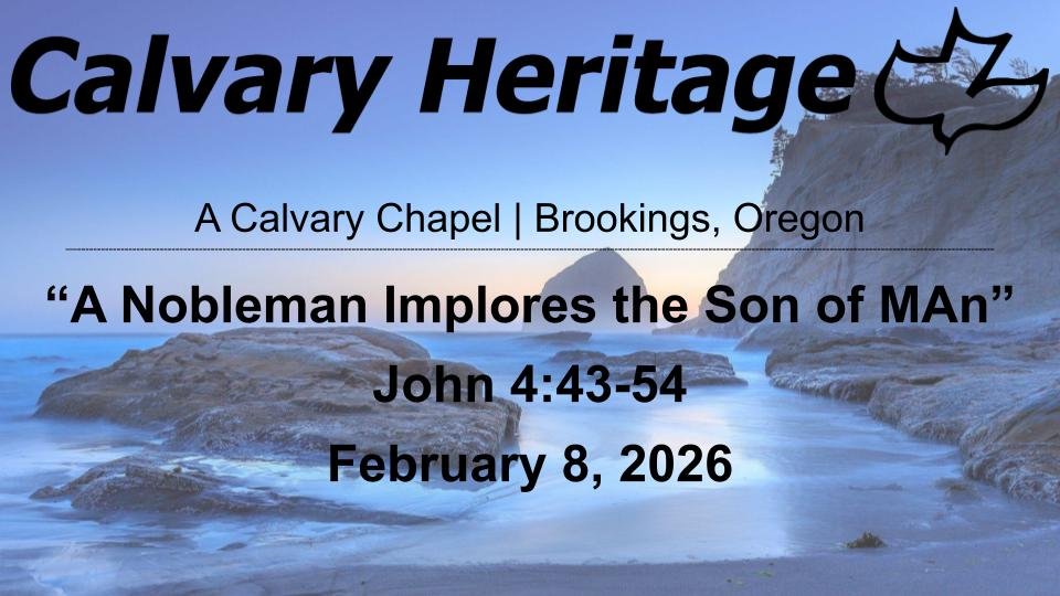 “A Nobleman Implores the Son of Man” // John 4:43-54 // February 8, 2026 episode artwork