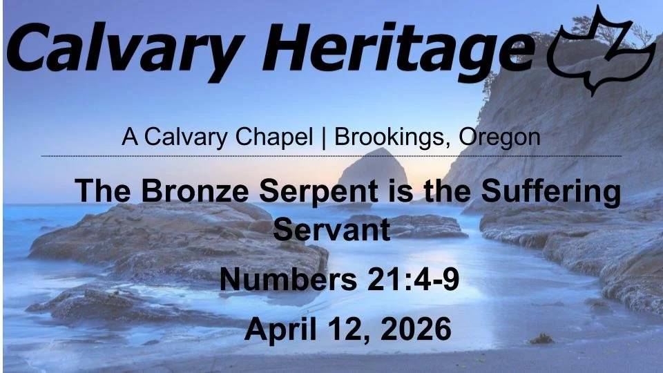 The Bronze Serpent is the Suffering Servant // Numbers 21:4-9 // April 12, 2026