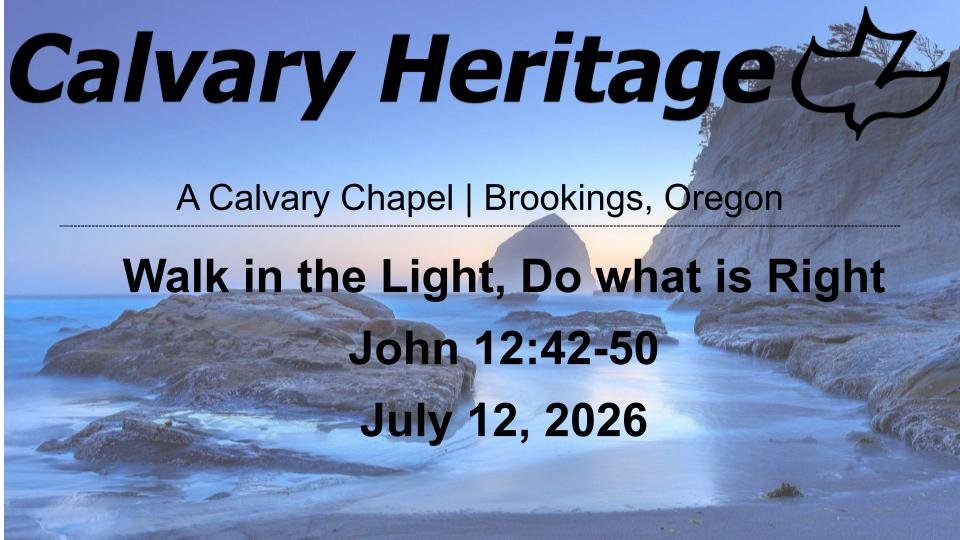 Walk in the Light, Do what is Right // John 12:42-50 // July 12, 2026 episode artwork
