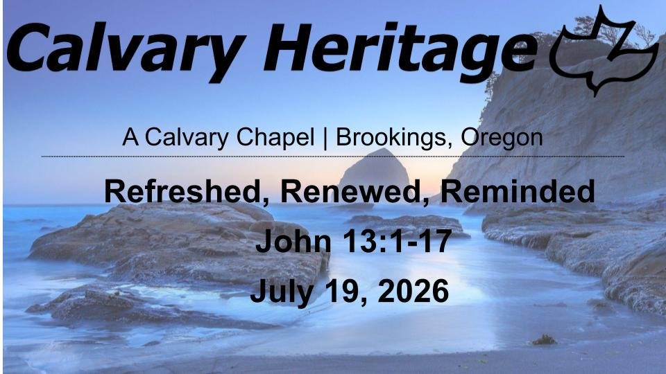 Refreshed, Renewed, Reminded // John 13:1-17 // July 19, 2026 episode artwork