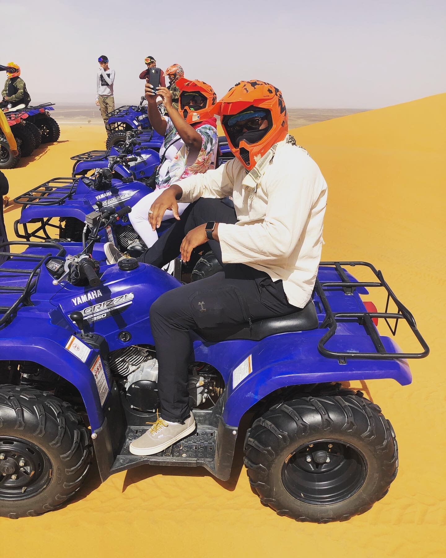 Peww on that Yamaha! Out here getting busy in this desert.

4-wheelers in the Sahara ✅
Sandboard down the Sandy cliff ✅

I mean I&rsquo;m just knocking em out
&bull;
&bull;
&bull;
#TyMeetsMorocco #travelingnegus #saharadesertmorocco #AightIReallyNeed