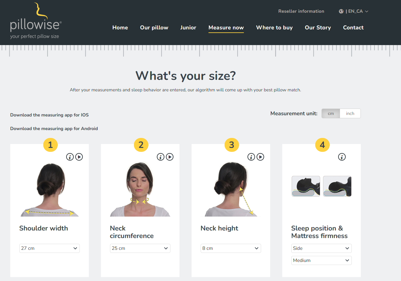 Pillow Measurements Chilliwack Chiropractor