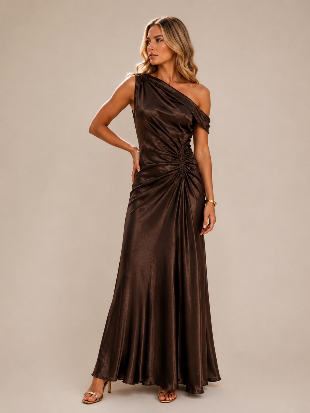 Kyra Dress  Chocolate
