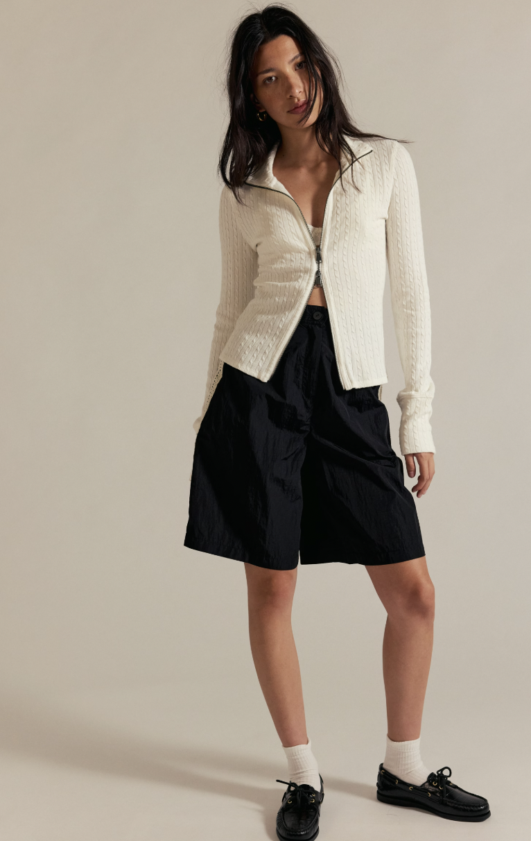 Free People Brunch Girl Zip Up