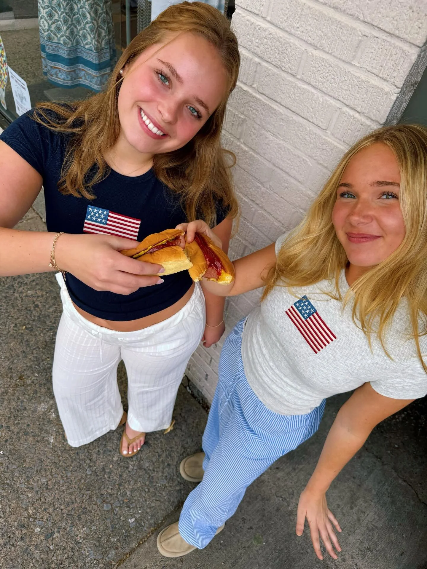 Our vibe for this MDW: 🇺🇸🌭🇺🇸🌭

Get mdw ready and shop our flag baby tees in store now! 

#mdw #psu #boutique #summeroutfit #summerfashion